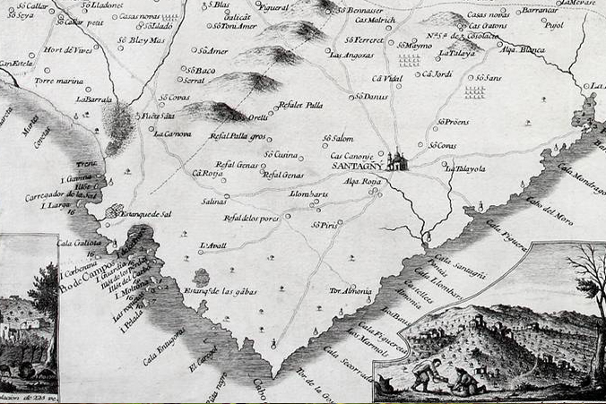 Old Map Santanyí